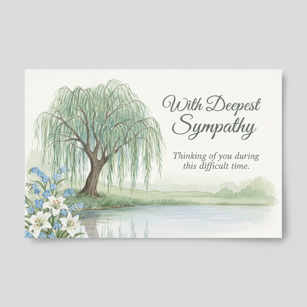 How to write sympathy card for coworker?